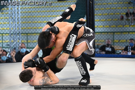 2022-05-07 Milano in the Cage 8 00926 Stefano Baumgaertner-Stefano Manna - MMA 72kg